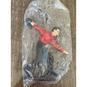Vintage Plastic Male Bowler Cake Topper Decoration New In Package
